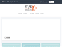 Tablet Screenshot of fareandsquare.com